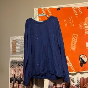 PURPLE SPARKLY LONG SLEEVES SHIRT!